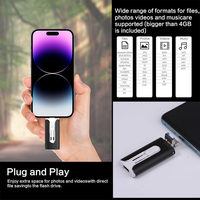 3 en 1 Otg teléfono inteligente Usb Flash Dive metal pull-push Usb 2,0 Memory Stick Key Phone Pendrive con logotipo personalizado