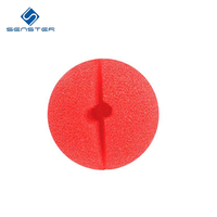 Boule en mousse de polyuréthane à cellules ouvertes personnalisée, 5 cm, boule en mousse rouge, nez de clown