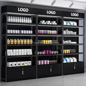 Biểu Tượng Tùy Chỉnh Bền Hai Mặt Hiển Thị Kệ Hiện Đại Nhiệm Vụ Ánh Sáng Bằng Gỗ Kệ Sách Để Bán Siêu Thị Giá Gỗ Trang Trí - Product Image 4