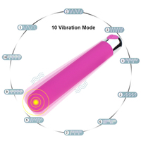10-Gang Bullet Vibrator AV-Stick G-Punkt Klitoris Stimulator Mini Sexspielzeug für Frauen Masturbation Sexprodukte