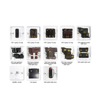 Interruptor de pared de diseño sencillo con clasificación IP21, control de velocidad de ventilador de baquelita, 5 velocidades, fácil instalación, tipo 86 para asistente, ¡gran oferta de fábrica!