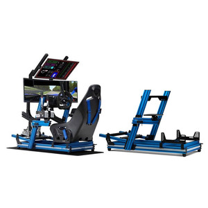 F-GT อลูมิเนียมสำหรับรถแข่งปรับระดับได้45องศาสะดวกสบายสำหรับมืออาชีพ SIM Racing RIG SC ห้องนักบิน - Product Image 1