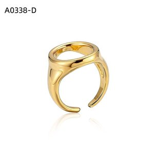Amy Amy Fashion <b>Ring</b> A0338 Stainless Steel Rhodium Plated Geometric Cocktail <b>Ring</b> For Women Modern Daily Wear Gift Jewelry - Product Image 2