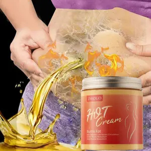 ZHIDUO Krim Penurun Berat Badan, Gel Panas Paha Perut Korea Penurun Berat Badan, Krim Pembakar Lemak Pelangsing Pengencang Pelangsing 250G