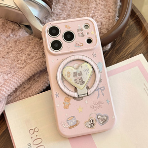 เคสโทรศัพท์กันกระแทกแบบสปอร์ต ดีไซน์แม่เหล็ก รูปหัวใจ สำหรับ 17 Air/16Pro MAX/15 Pro/14 Plus/13TPU TPU+PC - Product Image 3