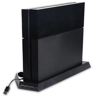 Station d'accueil sur support vertical avec base de ventilateur de refroidissement pour Play station 4 pour PS4 et chargeur de ventilateur de refroidissement pour contrôleur mince