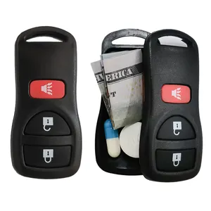 Black Lightweight Car Key Diversion Safe Secret Hidden Box Hide And Store Money Waterproof Storage Cash Holder Lock