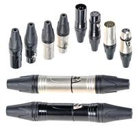 Connecteurs adaptateurs mini XLR mâle/femelle IP68 pour microphone audio, prise jack 3, 4, 5, 6, 7 broches, couleur patch