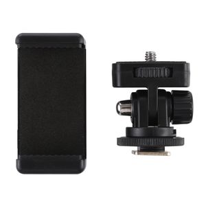 PULUZ Adaptateur de montage sur trépied à griffe froide 1/4 pouce, nouveau support de connexion en <span class=keywords><strong>plastique</strong></span> pour téléphone - Product Image 5