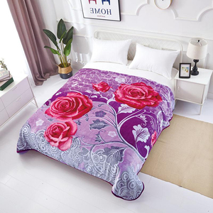 Idotex raschel chăn chăn hoa chăn mùa đông chăn chồn không thấm nước ngày của mẹ dệt 100% Polyester Người lớn - Product Image 5