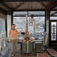 Offre Spéciale : Alambic de Distillation Domestique 150L Certifié CE pour la Production d'Alcool, Équipement de Fermentation Utilisé à Domicile