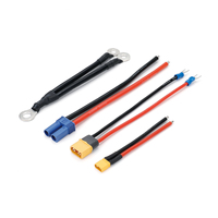Connecteur EC5 Femelle vers Mâle, Câble PVC 10AWG 200C, Câble à Courant Élevé 120A 600V pour Batterie Lipo RC, Chargeur ESC, OEM