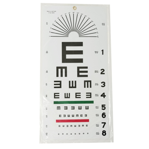 Tableau d'Examen de l'Acuité Visuelle Ophthalmique Portable pour Enfants et Adultes, Examen de la Vue de Près - Product Image 2