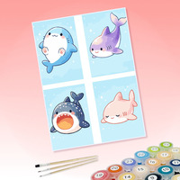 Kits de peinture par numéros DIY personnalisables, ensemble de peinture à l'huile non personnalisé pour adultes, enfants et débutants, livraison directe