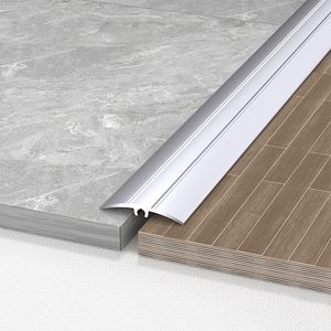 Profilé de transition en aluminium pour carrelage, seuil de porte, pour la décoration intérieure moderne de cuisine et salle de bain - Product Image 2