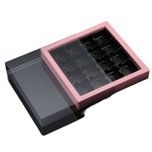 Caja de Regalo para Joyería Vacía, Estilo Vintage, con Laminado Brillante y Papel Kraft Dorado, Forma Rectangular, con Esponja para Exhibición - Product Image 2