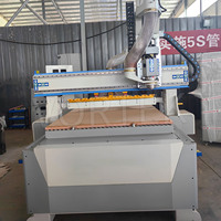 Machine de fraisage CNC 3 axes haute vitesse PK1325 Vortek Syntec ATC 9KW avec changement d'outil automatique 12 outils 1325 pour le bois