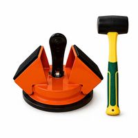 Ventouse de sol robuste de 60 kg pour le levage de carreaux métalliques, outil d'installation de revêtements de sol, OEM ODM personnalisé