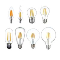 Ampoule LED basse tension 3v5v12v24v E27 à intensité variable, lumière chaude, corps en verre, certifiée CE, durée de vie de 50 000 heures pour usage résidentiel