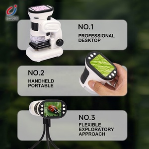 Chengji <span class=keywords><strong>microscope</strong></span> de poche jouet insecte à main expériences scientifiques jouet LED <span class=keywords><strong>microscope</strong></span> à main enfants - Product Image 5
