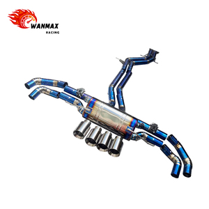 Escape deportivo con válvula de titanio de alto rendimiento de flujo para <span class=keywords><strong>Audi</strong></span> <span class=keywords><strong>SQ7</strong></span> 4,0 TFSI <span class=keywords><strong>V8</strong></span> 2020-2023 - Product Image 5