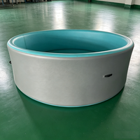 Piscine gonflable InflaToGo Large DWF PVC 3*1.2m 15cm d'épaisseur Garantie 2 ans Portable Installation facile Terrasse
