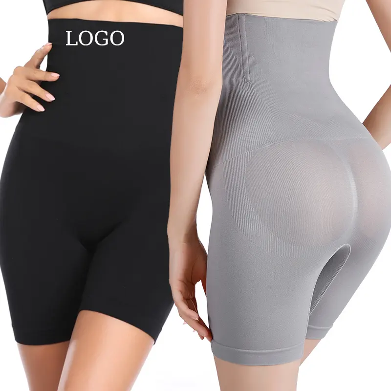 Vente en Gros Taille Haute Haute Élastique Butt Lifting Façonner Pantalon Post-partum Ventre Minceur Corset Femmes Body Shapers