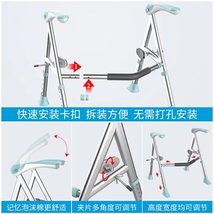 OLF Cheap Toilet Chair Manual Toilet Chair with Potty for Elderly - Product Image 3
