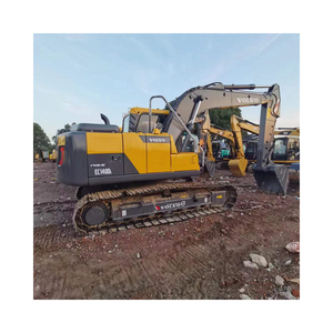 Excavadora Volvo EC140 Usada, Maquinaria de Construcción de 14 Toneladas de Segunda Mano, Excavadora Original Importada - Product Image 1