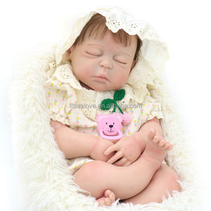 Tam katı silikon yeniden doğmuş bebek 22 inç 5.2kg Bebe yenidoğan silika jel silikon bebekler yeniden doğmuş tam vücut silikon bebek bebek ucuz - Product Image 1