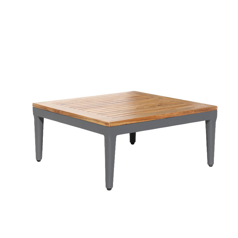Low coffee table + technical wooden surface