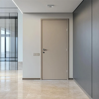 Porte en acier résistante au feu moderne, isolation thermique, résistance au feu de 3 heures, pour usage commercial intérieur/extérieur, appartements