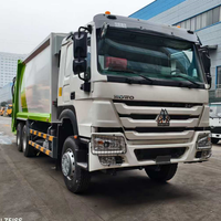 Camion compacteur de déchets Howo 6x4 avec moteur Weichai, 371HP/400HP Euro2, pneus 12R22.5, conduite à gauche/droite, essieu HC16