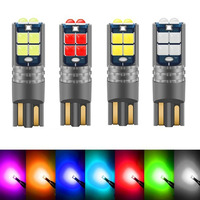 Nouveau 921 168 192 T10 194 W5W 3030 10SMD LED clignotant et ampoule d'avertissement de poussière pour les voitures ampoule de remplacement automatique