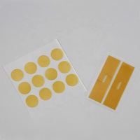 Patch adhésif médical carré en acrylique découpé sur mesure, résistant à la chaleur, pour usage en masquage, pour salle blanche