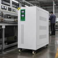 Stabilisateur de tension automatique triphasé de précision chimique fiable pour lignes de process 380V personnalisé TNS-120KVA SVC