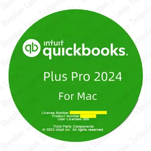 Intuit QuickBook Plus Pro For Mac 24.02024US生涯財務会計ソフトウェアのダウンロードメール配信
