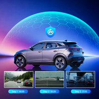 Cámara para Auto WEMAER Wifi de Tipo Separado con Vista Frontal y Trasera, Transmisión Digital 2K para Ford Ranger, Pantalla Completa de 9.2 Pulgadas, DashCam con Espejo