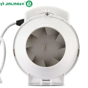 220V Full Plastic In Line Fan Duct Blower with speed control in line duet fan