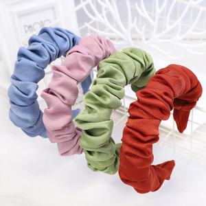 <span class=keywords><strong>MIO</strong></span> Lovely Lady Soft Fabric Scrunchie Diademas Banda para el cabello Diadema de belleza de moda para mujeres - Product Image 2