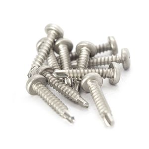 Tornillos Autoperforantes de Cabeza Plana de Acero al Carbono Métrico Industrial, Zincados, para Estructuras de Acero y Aplicaciones de Chapa Metálica - Product Image 6