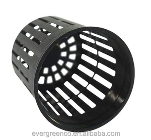 Pots de fleurs hydroponiques en plastique modernes et écologiques pour jardinières d'intérieur rondes en filet pour l'utilisation au sol Paniers de tasses de colonisation - Product Image 2