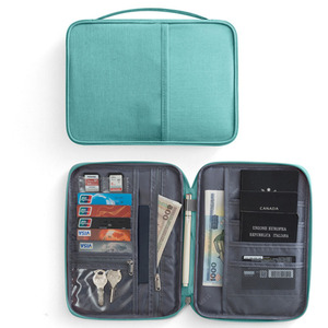 Tendencia 2021 Venta caliente Oxford bolso organizador Cartera de viaje, pasaporte, pasaporte titular para <span class=keywords><strong>viajes</strong></span> de negocios - Product Image 1
