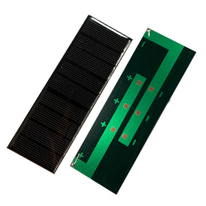 แผงโซลาร์เซลล์โมโนคริสตัลไลน์ 119x40.5 มม. 4.5V 150mA แผ่นอีพ็อกซี่โฟโตโวลตาอิกสำหรับการชาร์จแบตเตอรี่ลิเธียม - Product Image 1