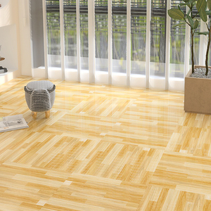 나무 패턴 Foshan 공장 가격 장식 광택 도자기 타일 600x600 사각형 인테리어 벽 및 바닥 타일 유약 표면 - Product Image 5