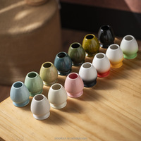 Ensemble de thé matcha en céramique SINODOCK avec fouet, brosse de nettoyage, mousseur à lait, bol mélangeur pour cérémonie du thé