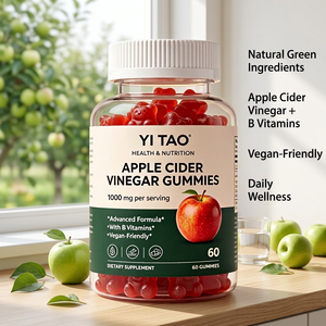 Gummies au vinaigre de cidre de pomme OEM/ODM avec vitamines B, compatibles végétaliens, stimulent le métabolisme, favorisent la gestion du poids, soutiennent la digestion, complément alimentaire - Product Image 3