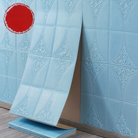 Autocollant mural 3D personnalisé en mousse XPE, imperméable, résistant aux rayures et à l'usure, décoration de chambre