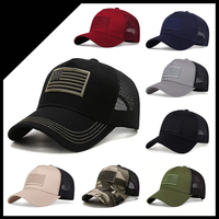 Mujeres Hombres EE. UU. Bandera Malla Gorra de béisbol Moda Hombre Mujer Transpirable Snapback Sombreros Unisex Trucker Sombreros Gorra Nuevo