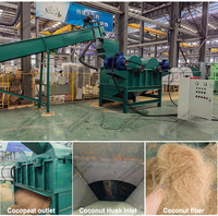 Machine efficace d'extraction de fibres de noix de coco, décortiqueuse/défibreuse de coques de noix de coco, extracteur de fibres de coco